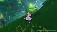 Barbara used Hydro attacks against Dendro tree (Image via HoYoverse)